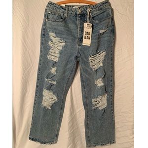 Rue 21 High Rise, Straight Leg, dad jeans size 9